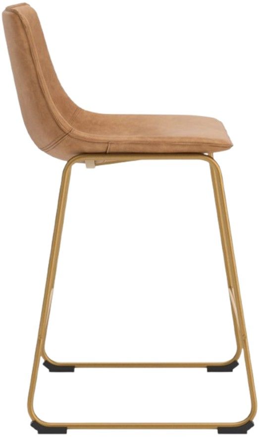 Signature Design by Ashley® Ciabori Gold/Toast Tall Upholstered Bar Stool-2