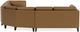 EQ3 Salema 3-Piece Leather Sectional Sofa with Extended Corner Seat-2