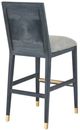 Currey & Company Santos Vintage Navy Bar Stool-3