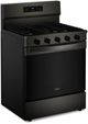 Whirlpool® 30" Black Stainless Steel Freestanding Gas Range-1