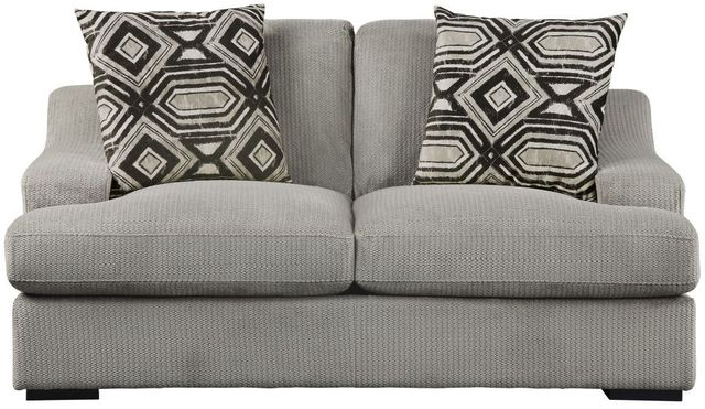 Homelegance® Orofino Light Gray Loveseat-1
