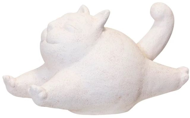 Stylecraft White Terracotta Cat-0