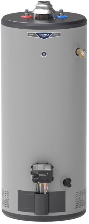 GE 30 Gallon Gray Natural Gas Water Heater Charley s Appliance