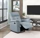Homelegance® Bristow Blue Manual Swivel Glider Reclining Chair-1