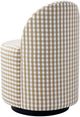 Forty West Sissy Beige/White Upholstered Dining Chair-3
