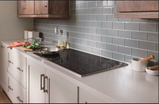 view of a 36" induction cooktop in a modern kitchen
