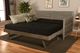 Kodiak Furniture Marisa Canton Black/Weathered Gray Twin Daybed with Mattress and Pop Up -4