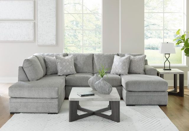 Signature Design by Ashley® Casselbury 2-Piece Cement Left Arm Facing Sectional with Chaise-3