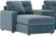 Drew & Jonathan Home ModularOne New Horizon 5-Piece Teal Modular Chaise Sectional with Console-1