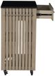Linon Giovanna Black/Gray Kitchen Cart-3