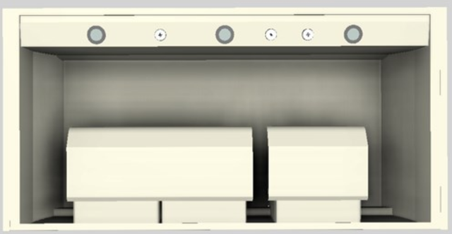 Vent-A-Hood® Designer Series 48" Biscuit Wall Mounted Range Hood-4