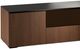 Salamander Designs® Chameleon Manhattan 245 Black/Medium Walnut Media Cabinet-1