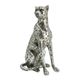 A & B Home Silver 5" Sitting Leopard-0