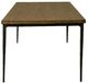 Nest Home Collections Chloe Antique Natural Dining Table with Black Base-4