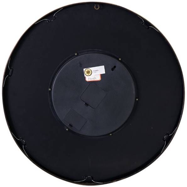 YHD Black/Gold Venetian Round Gear Clock-3
