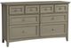 Whittier Wood® Furniture McKenzie Fieldstone 8-Drawer Dresser-0