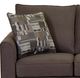 Dynasty Furniture Dark Brown Sofa-1