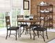 Bernards Stockton Brown/Dark Brown Casual Dining Table-0