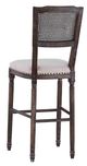 Forty West Camille Brown/French Linen Bar Stool-2