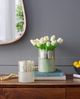 A & B Home Etched Silver Vase-4