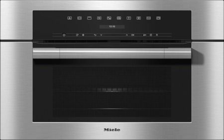 Miele 30" Clean Touch Steel Single Electric Wall Oven -0