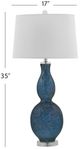 Bassett Mirror Presley Blue Table Lamp-3