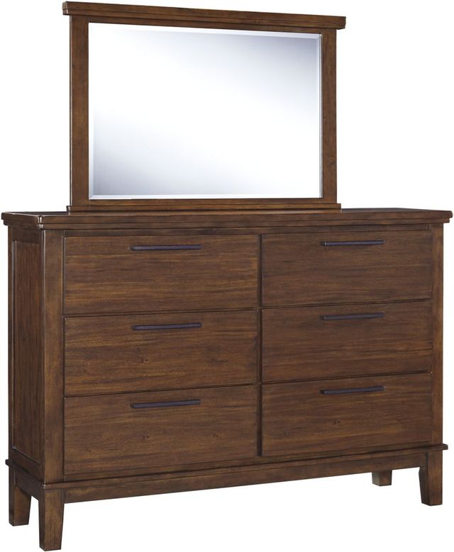 Signature Design by Ashley® Ralene Dark Brown Dresser and Mirror-0