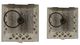 A & B Home Ramsey 2-Piece Rustic White Lantern Set-3