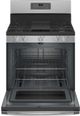 GE® 30" Stainless Steel Free Standing Natural Gas Range-1