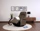 Fjords® Relax Stockholm Dark Brown Small Dual Motion Swivel Recliner-1
