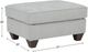 Albany Industries Mosby Pewter Ottoman-2