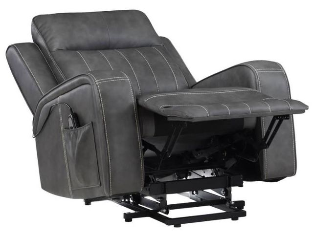 Coaster® Foley Gray Power Lift Recliner-3