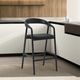 Armen Living Apache Black Bar Stool-1