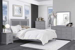 Mazin Furniture Seabright Gray Mirror-1