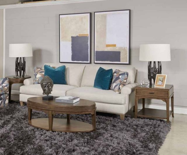 Hammary® Nicolette Hamilton Auburn Oval Coffee Table-2