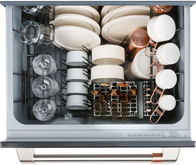 Café™ 24'' Matte White Drawer Dishwasher-3