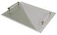 A & B Home Kathleen White Frosted Acrylic Tray-4