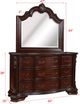 Crown Mark Sheffield Brown Dresser-2