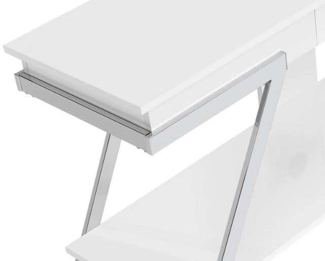 Steve Silver Co. Zena White Lift Top Cocktail Table with Casters-3