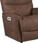 La-Z-Boy® Trouper Whiskey Power Rocking Recliner with Headrest and Lumbar-1