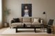 Classy Living Dramatic Queenly Grace Textured Portrait Wall Art-1