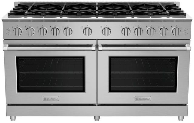 BlueStar Platinum X8 60" Stainless Steel Pro-Style Gas Range with Standard Brush Stainless Steel Trim-0