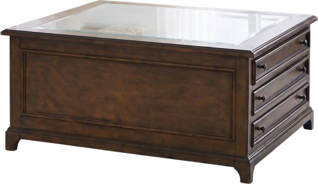 Liberty Furniture Arden Road 3-Piece Satin Cherry Living Room Collector Table Set-1