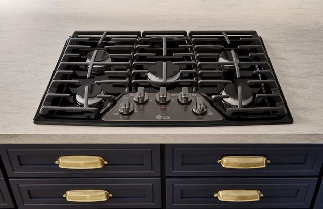 LG 30” Black Stainless Steel Gas Cooktop-3