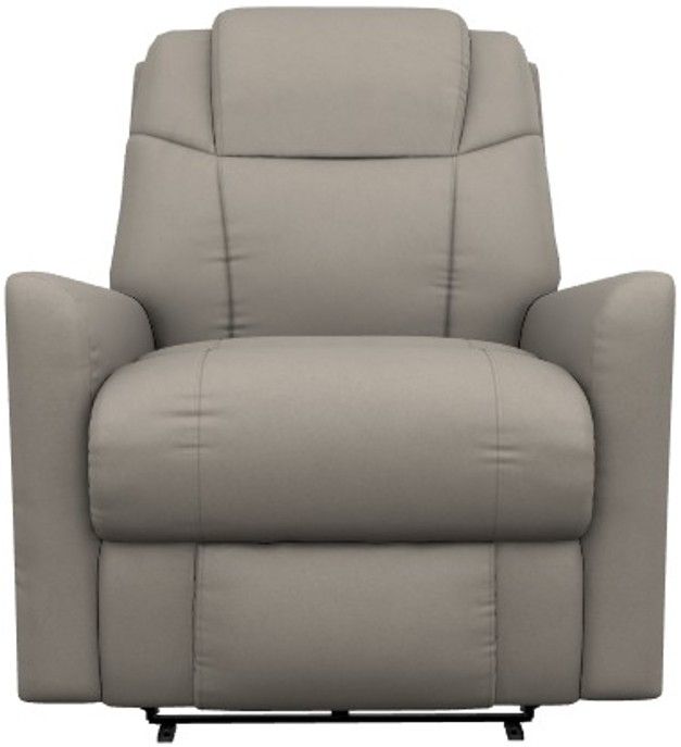 La-Z-Boy® Sparrow Dove Gray Leather Power Wall Recliner with Headrest and Lumbar-1