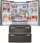 LG 28.6 Cu. Ft. PrintProof™ Black Stainless Steel French Door Refrigerator -3