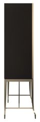 Caracole® Uptown Signature Metropolitan Brushed Gold/Chocolate Truffle Bar Cabinet-2