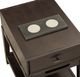 aspenhome® Sutton French Roast Chairside Table-4
