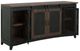 International Furniture Direct Pueblo Brown/Weathered Black TV Stand-0