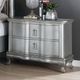 Furniture of America® Aalok Silver Nightstand-1
